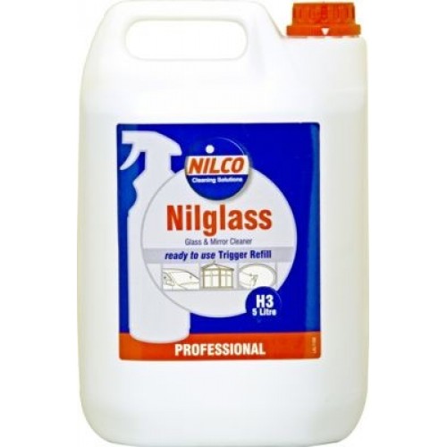 NILCO 'Nilglass'Glass & Mirror Cleaner 5Ltr NILCO 'Nilglass'Glass & Mirror Cleaner 5Ltr